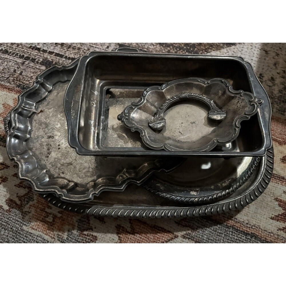 7 Lbs Of Silver Plated Items